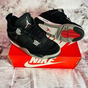 Jordan 4 Black Canvas